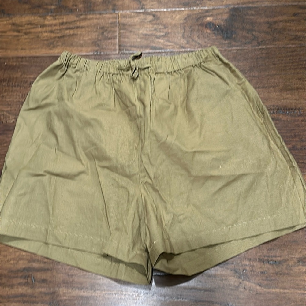 NWT Aqua Bloomingdale’s green shorts Small